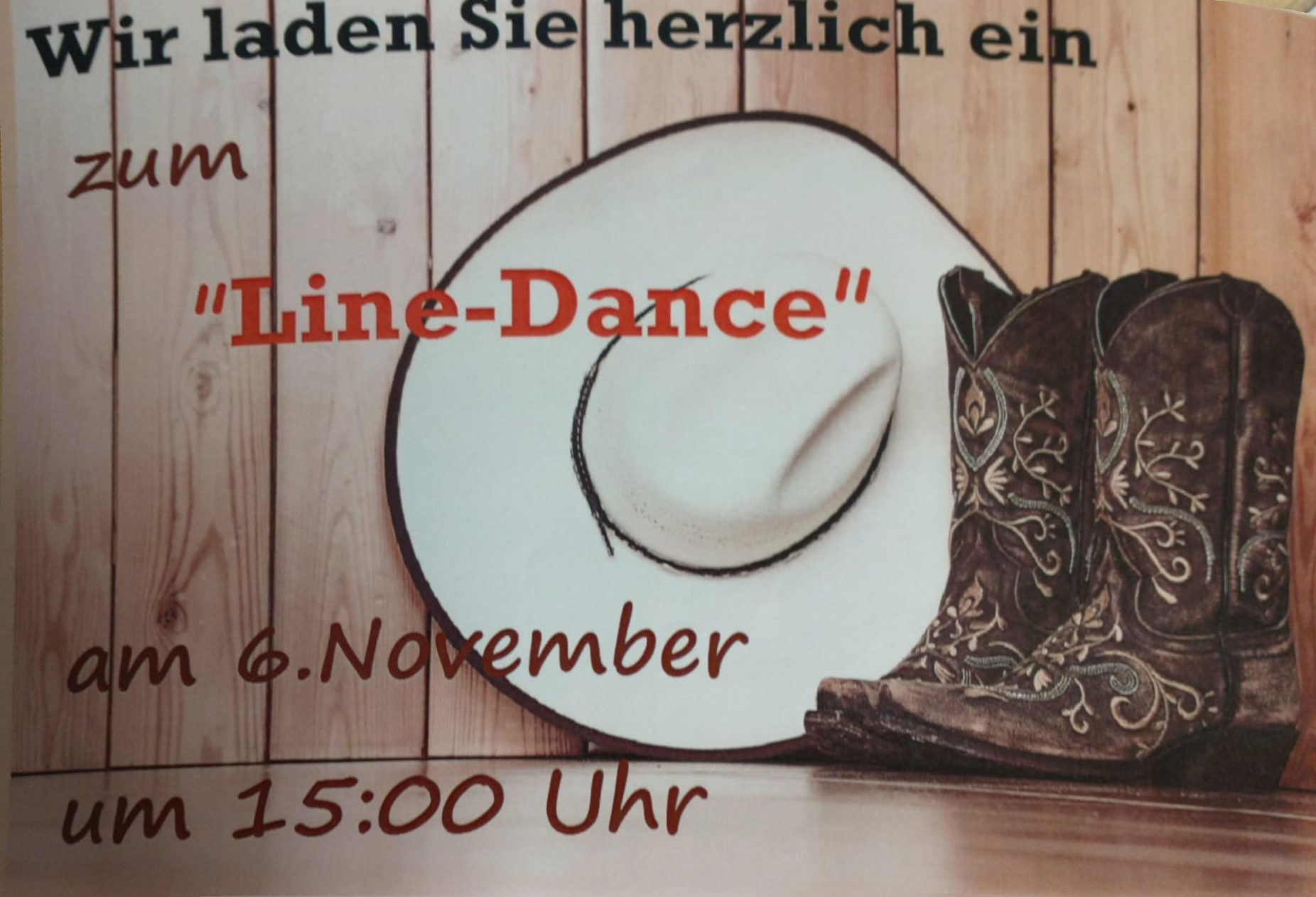 Line Dance tritt in Oranienburger Hospiz auf