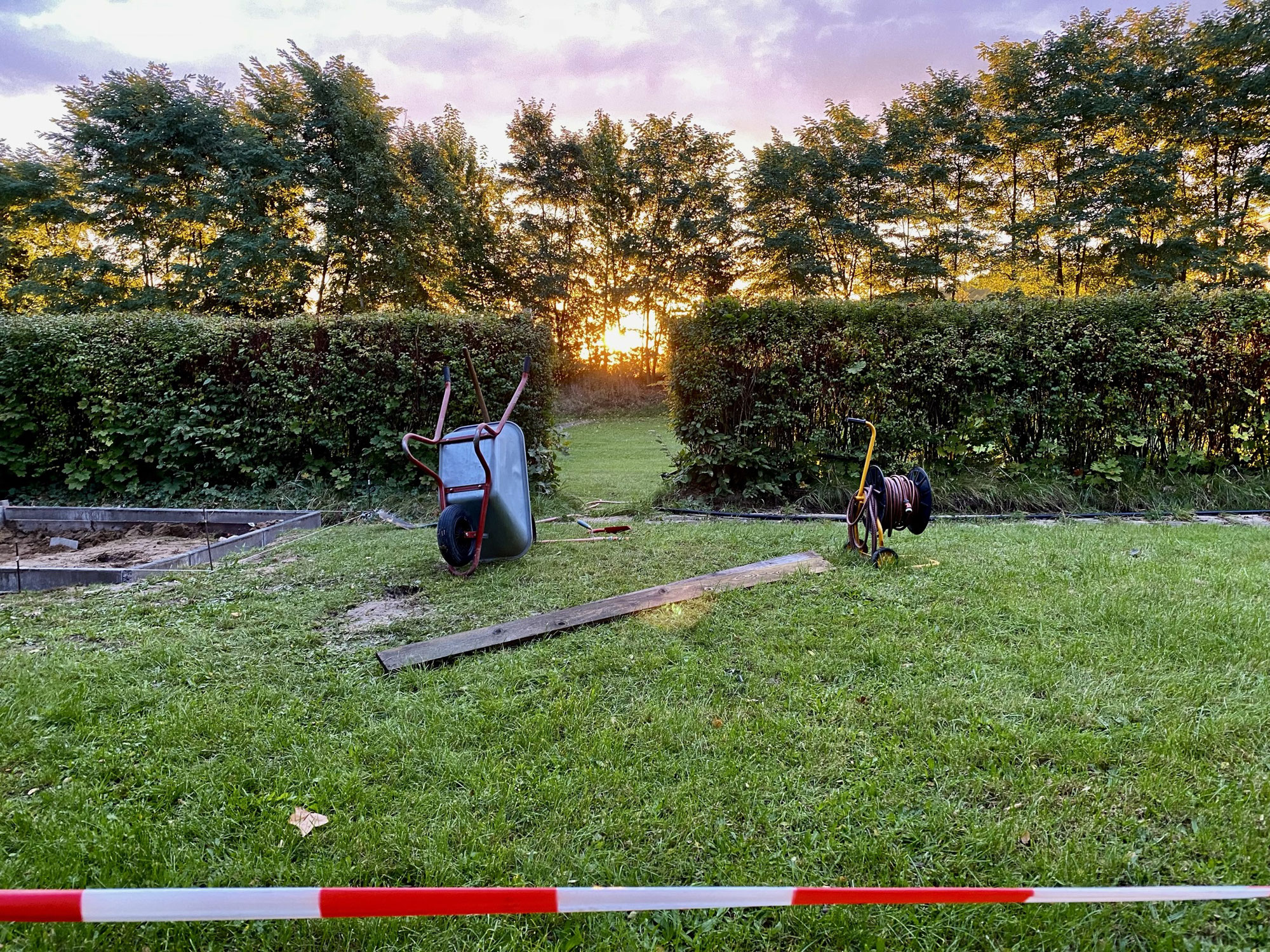 Arbeitseinsatz und Abschlussgrillen für die Außensaison