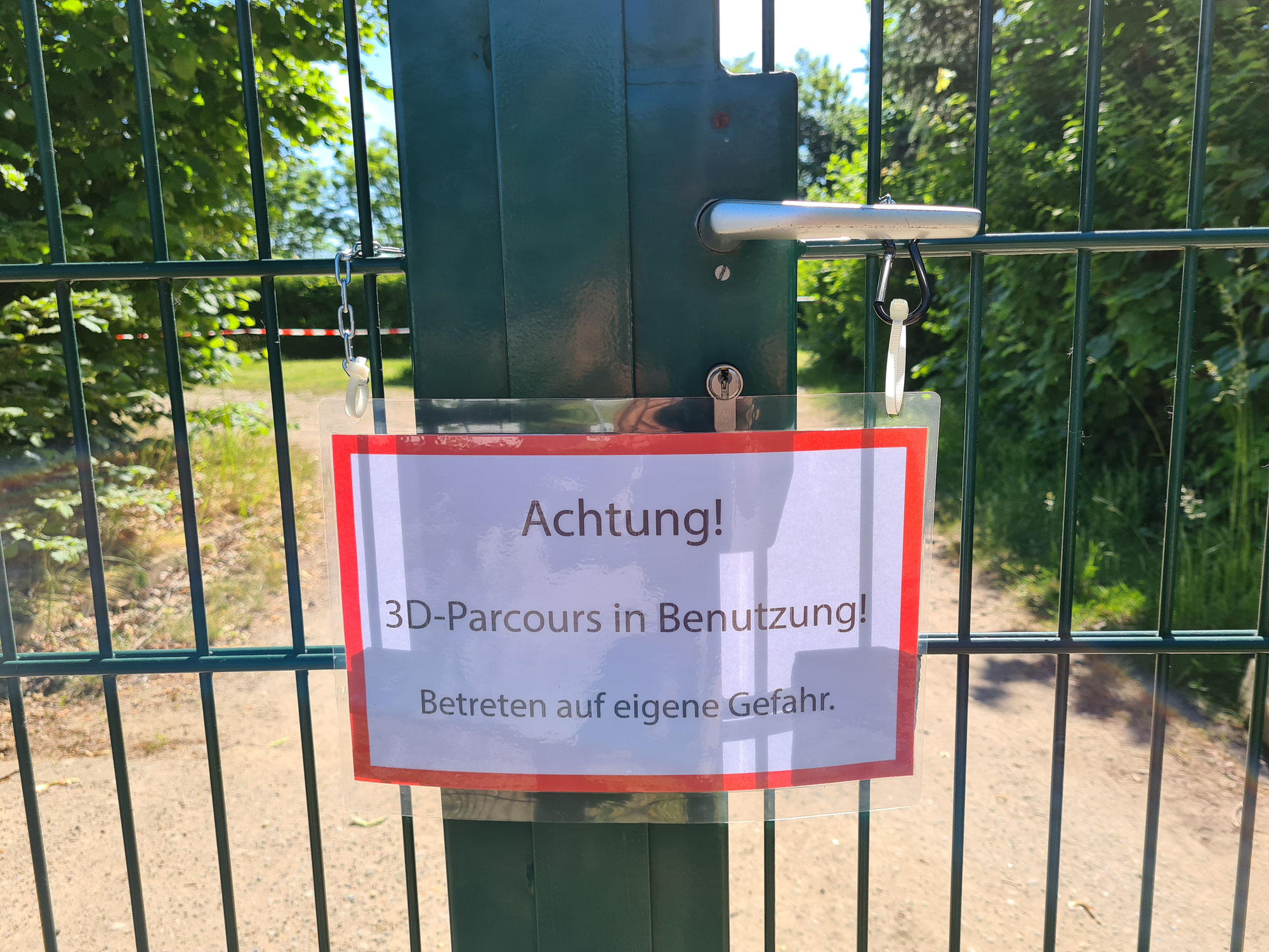 Eröffnung 3D-Parocurs