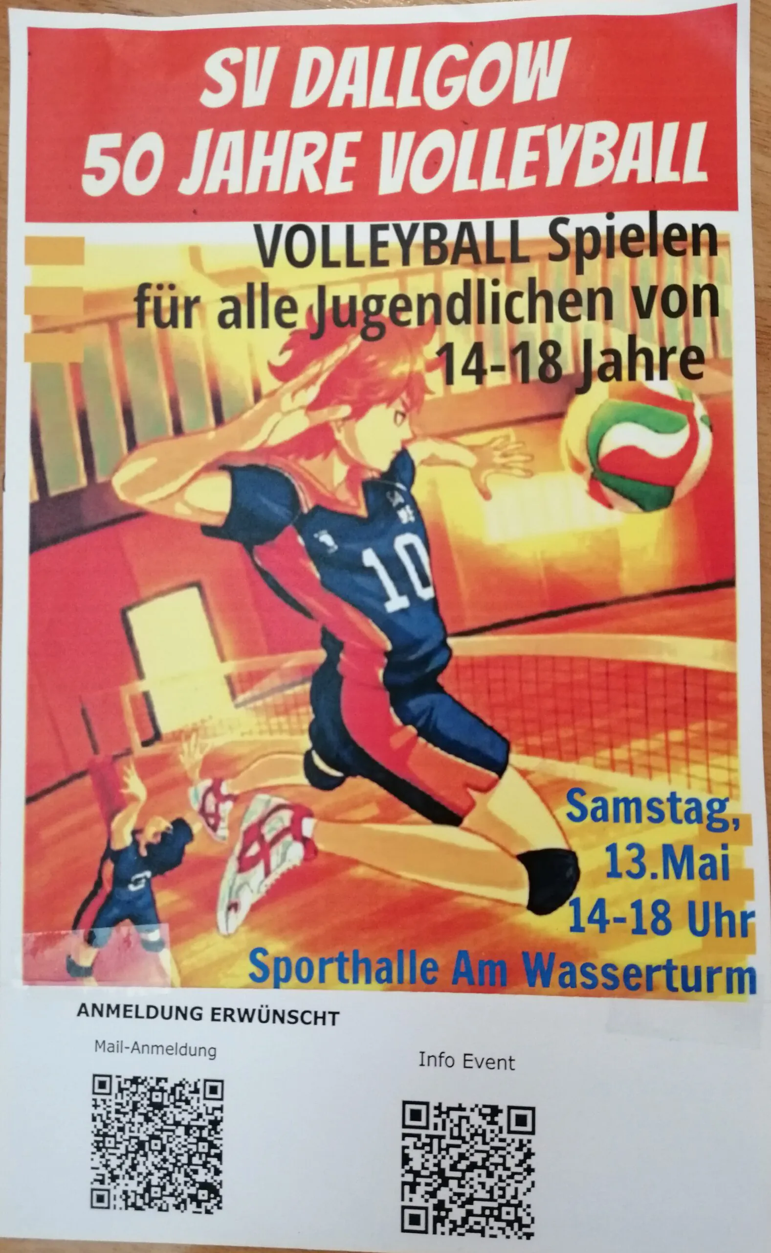 JUGENDSPIELTAG für alle Mädchen und Jungen von 14 – 18 Jahren