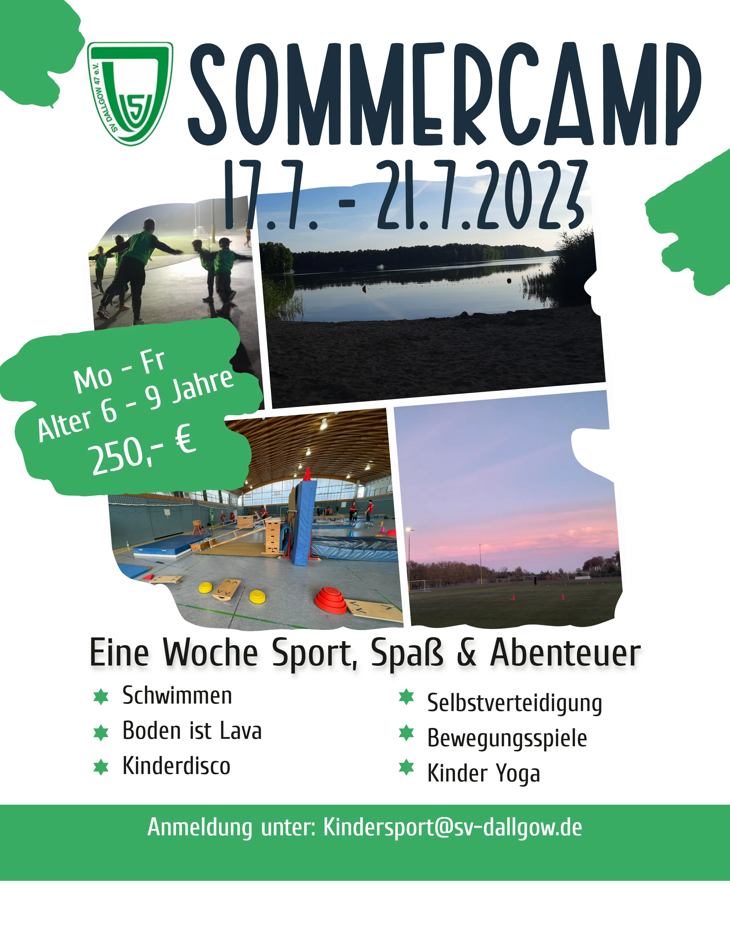 Sommercamp für 6 - 9 Jährige