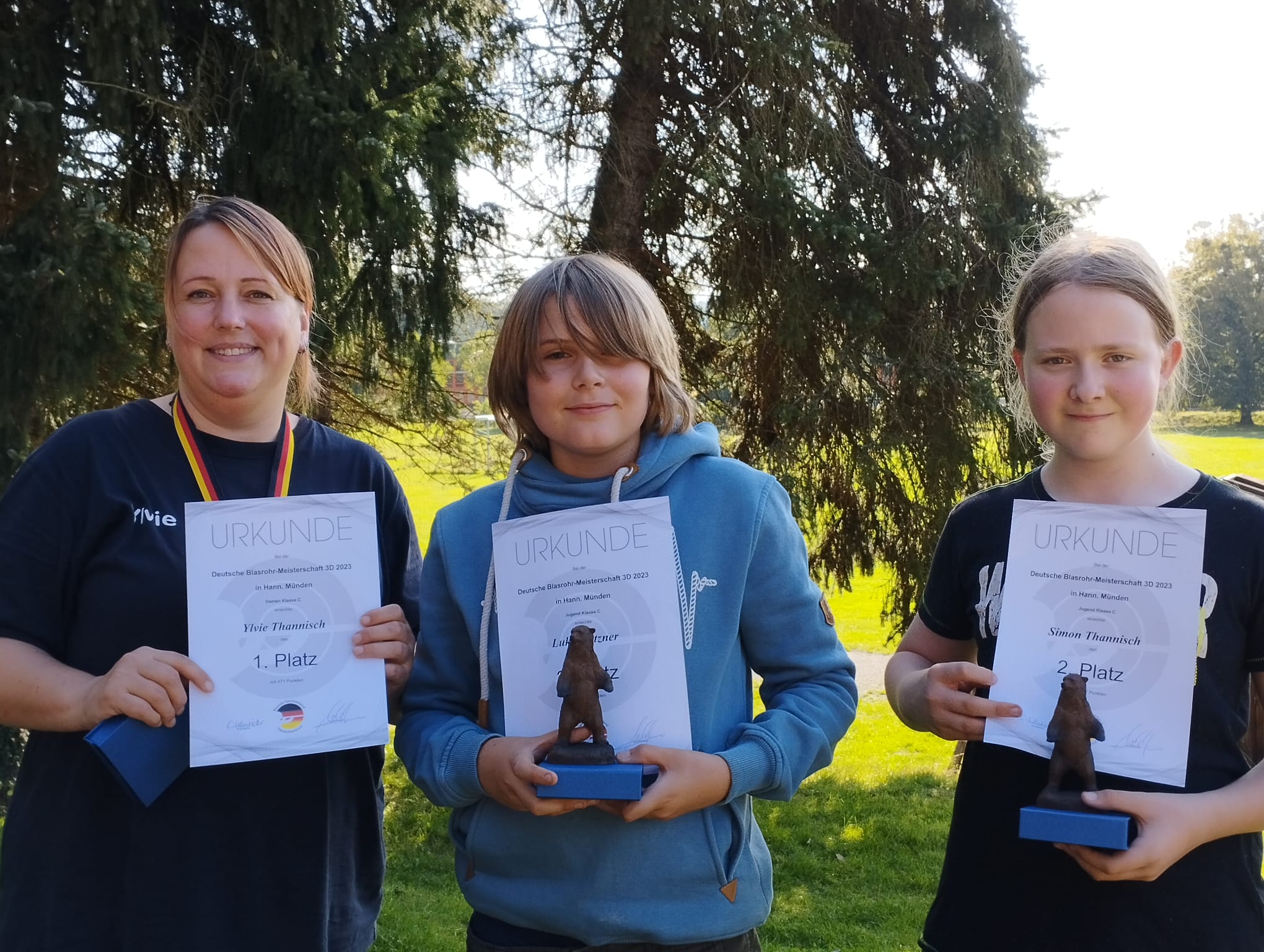 SV Dallgow bei der Deutschen Meisterschaft Bowhunter