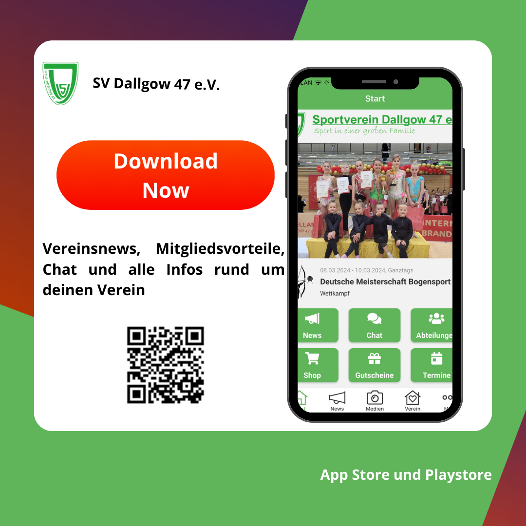 SV Dallgow App ist da! Free Download für ALLE