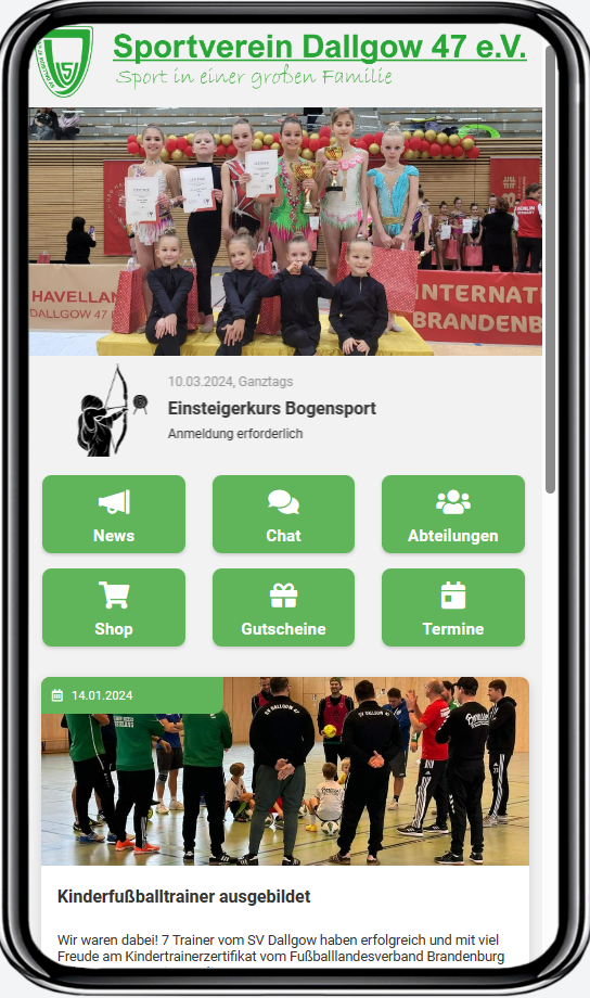 Die SV Dallgow App ist da!