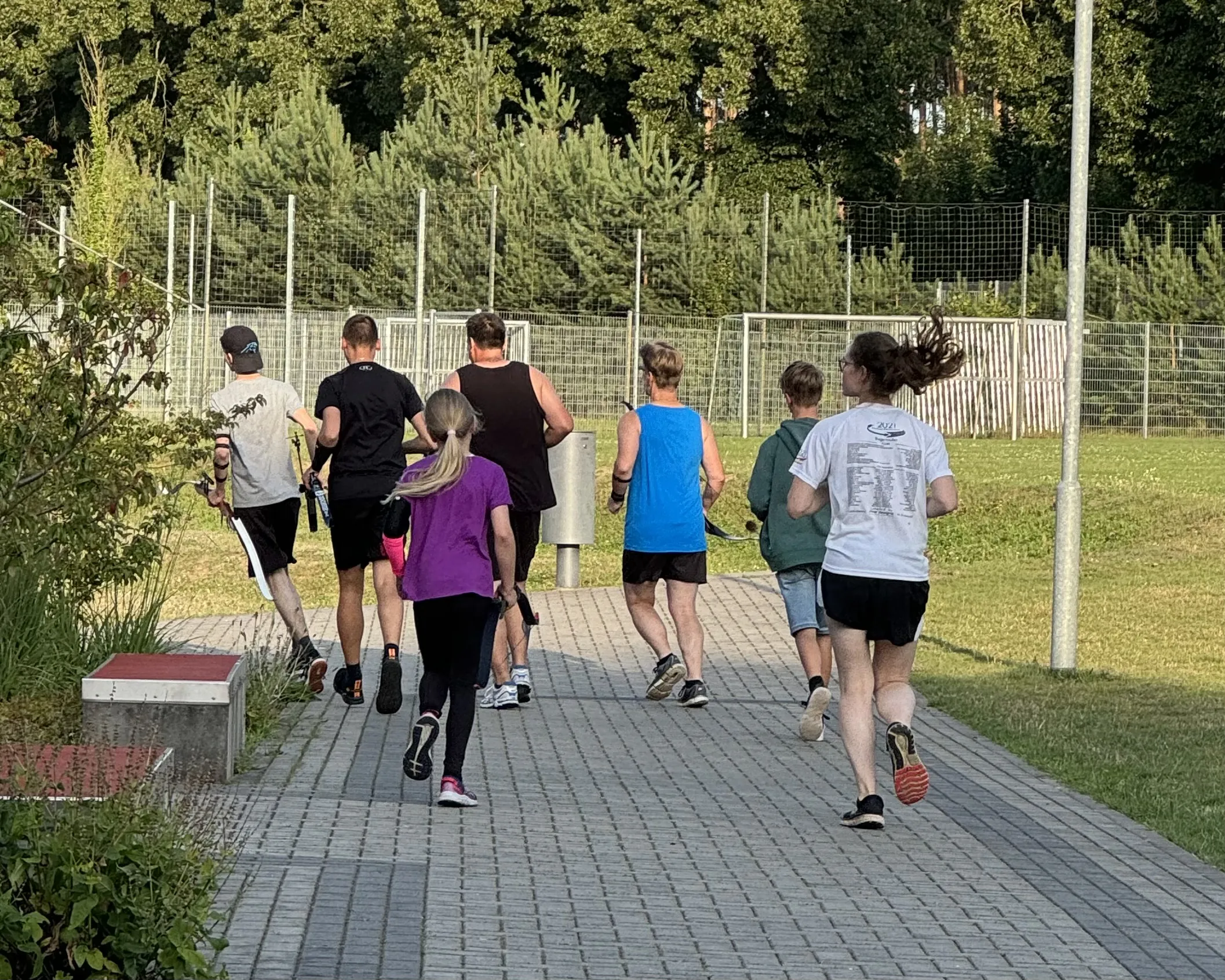 Training für die Deutsche Meisterschaft im Bogenlaufen - läuft!