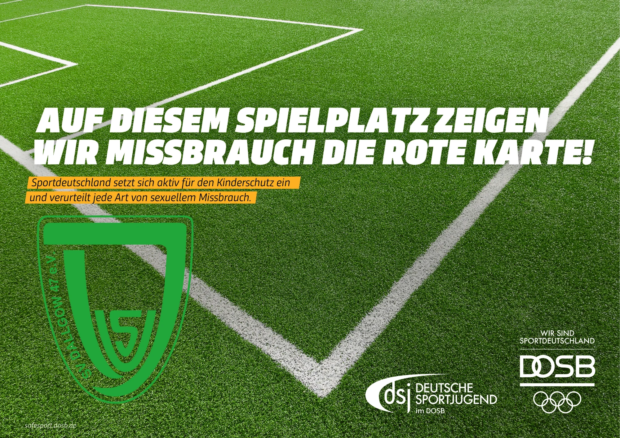 SD-Motiv · Safe Sport · Spielplatz (Rasenplatz)