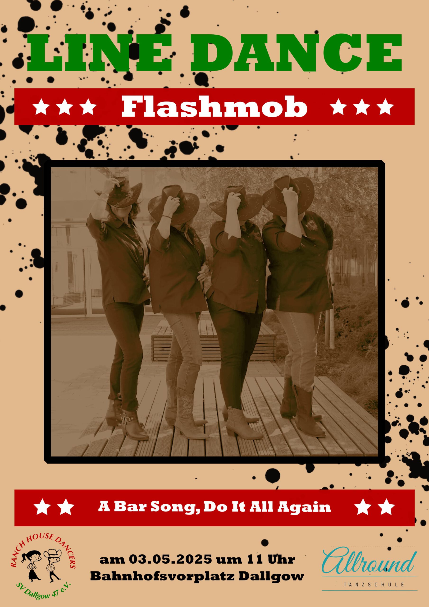 Line Dance Flashmob Dallgow-Döberitz