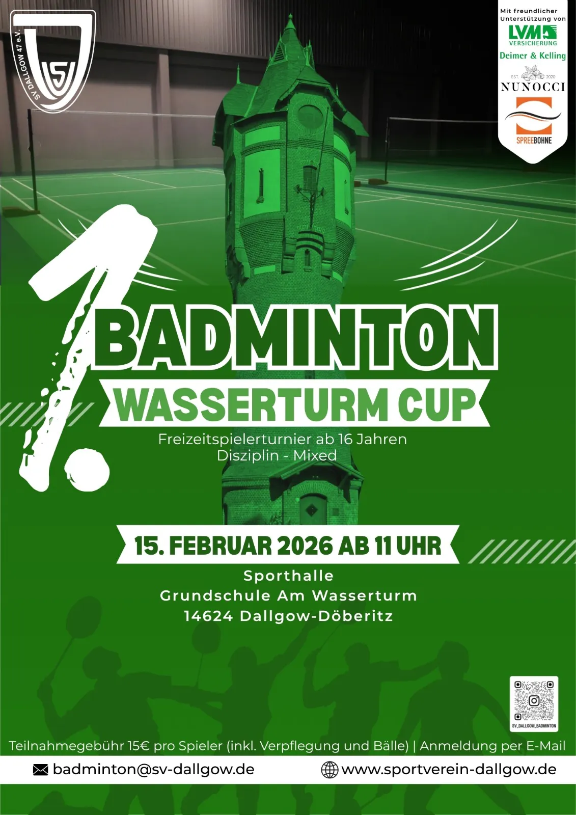 1. Badminton Wasserturm Cup
